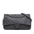 Chanel Jumbo Quilted Iridescent Caviar Easy Flap