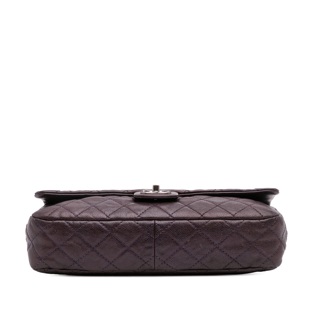 Chanel Jumbo Quilted Iridescent Caviar Easy Flap