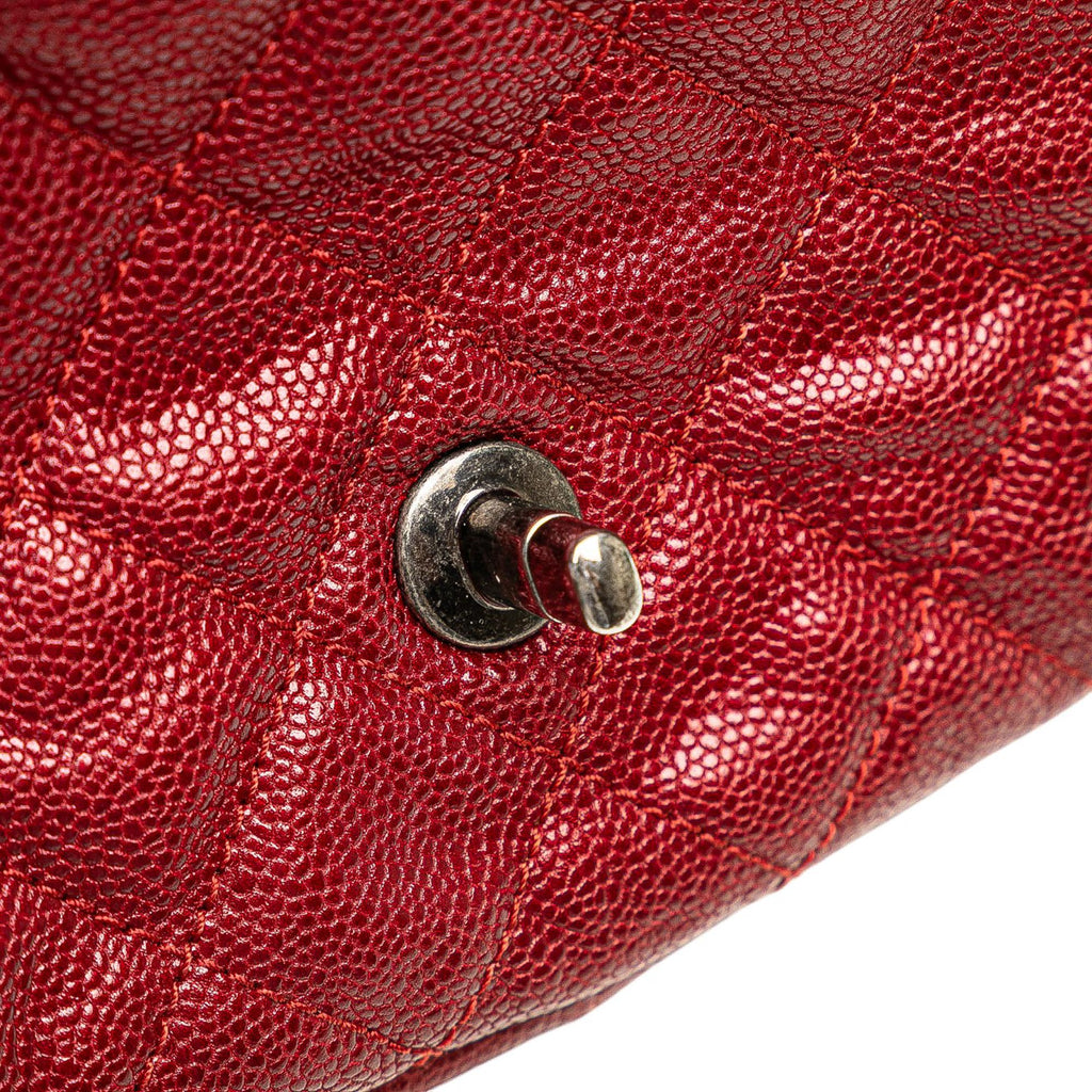 Chanel Jumbo Quilted Iridescent Caviar Easy Flap