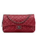 Chanel Jumbo Quilted Iridescent Caviar Easy Flap