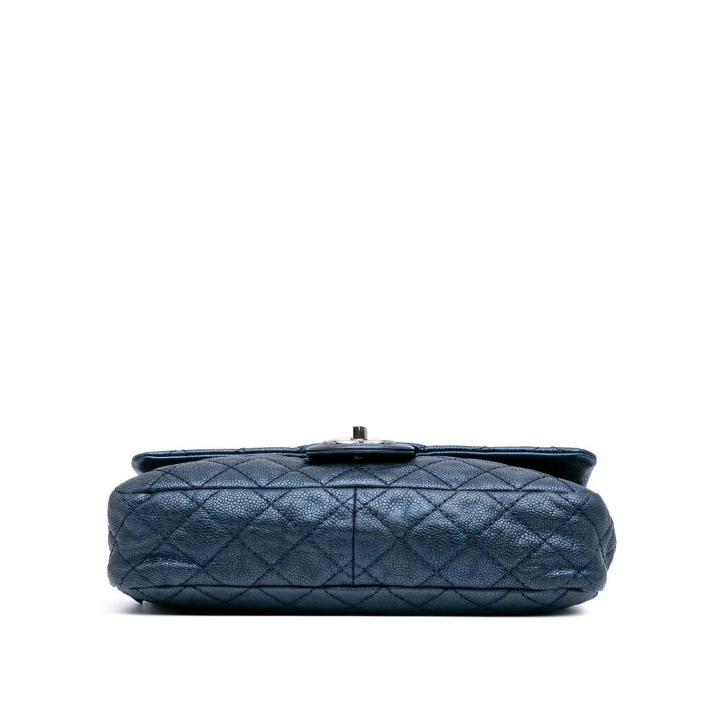 Chanel Jumbo Quilted Iridescent Caviar Easy Flap