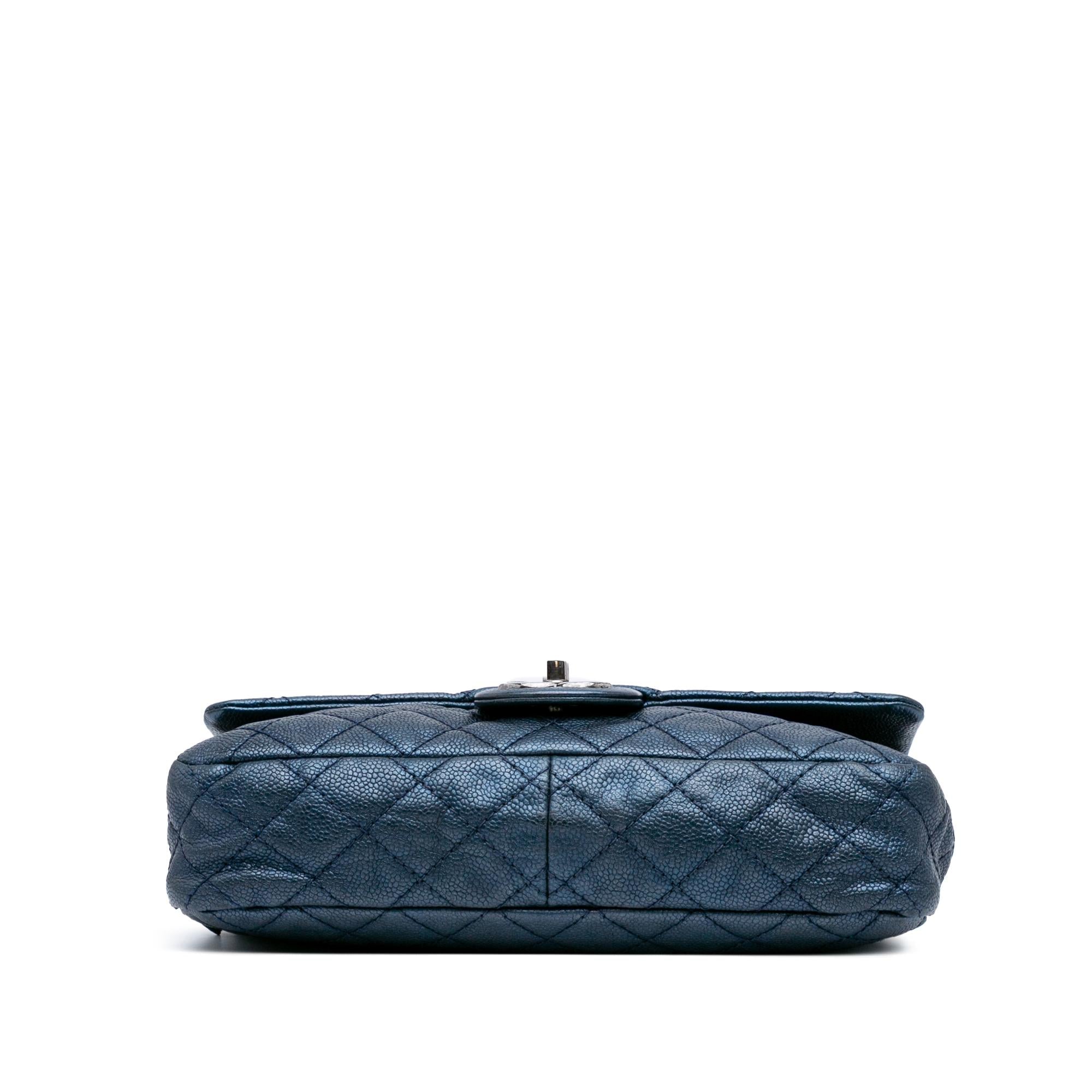 Chanel Jumbo Quilted Iridescent Caviar Easy Flap