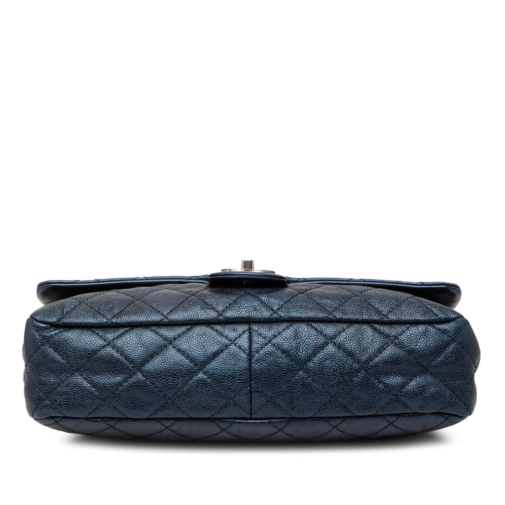 Chanel Jumbo Quilted Iridescent Caviar Easy Flap