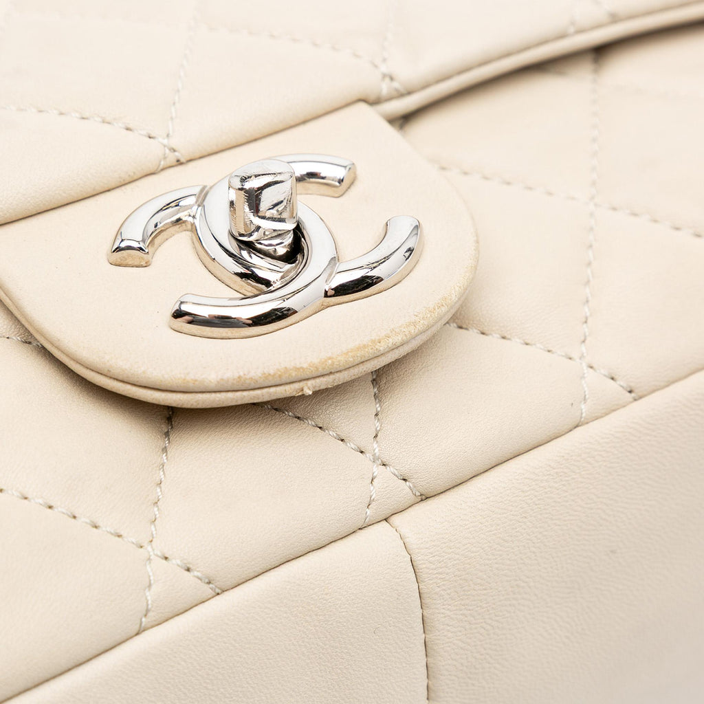 Chanel Jumbo Quilted Lambskin Coco Rain Flap