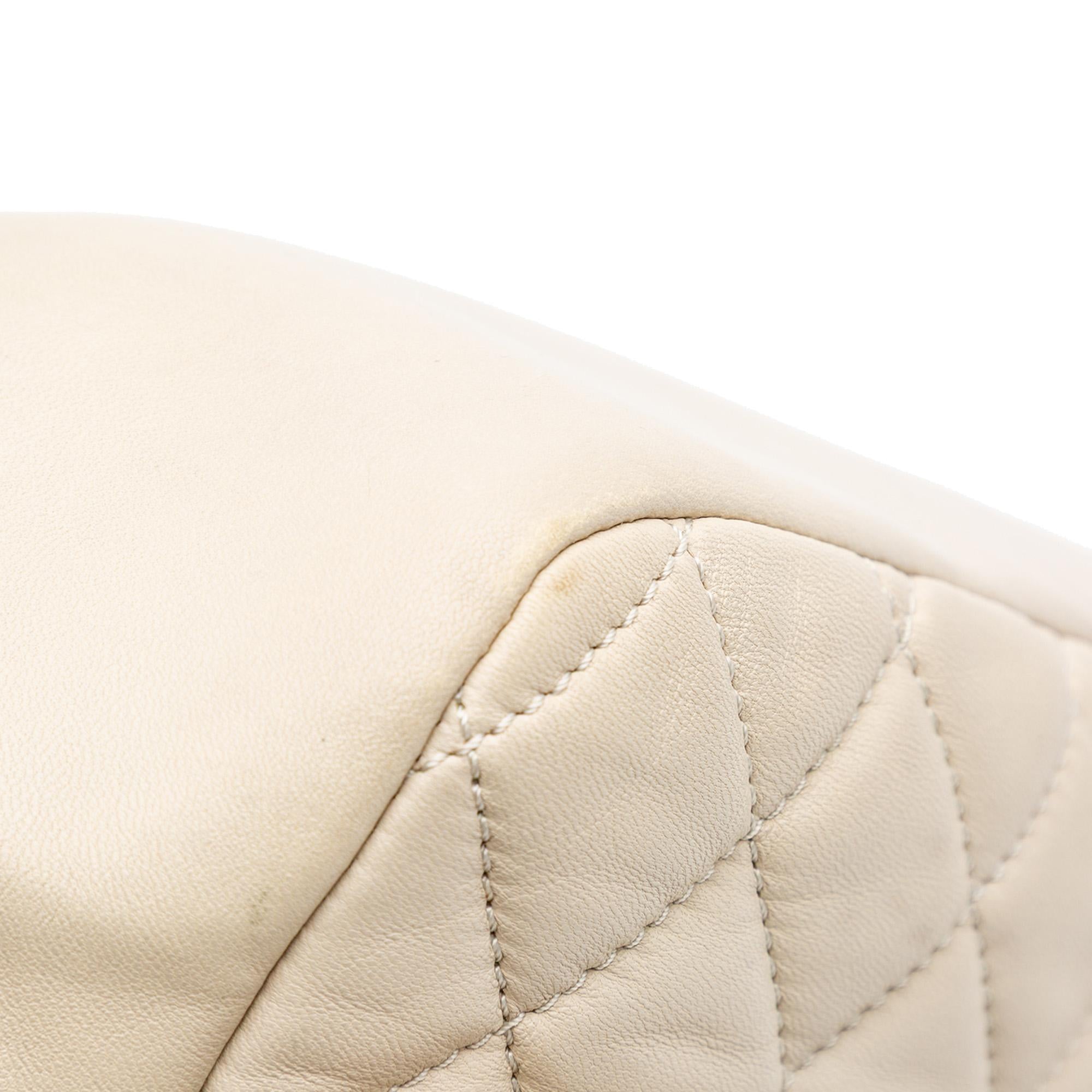 Chanel Jumbo Quilted Lambskin Coco Rain Flap