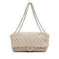 Chanel Jumbo Quilted Lambskin Coco Rain Flap