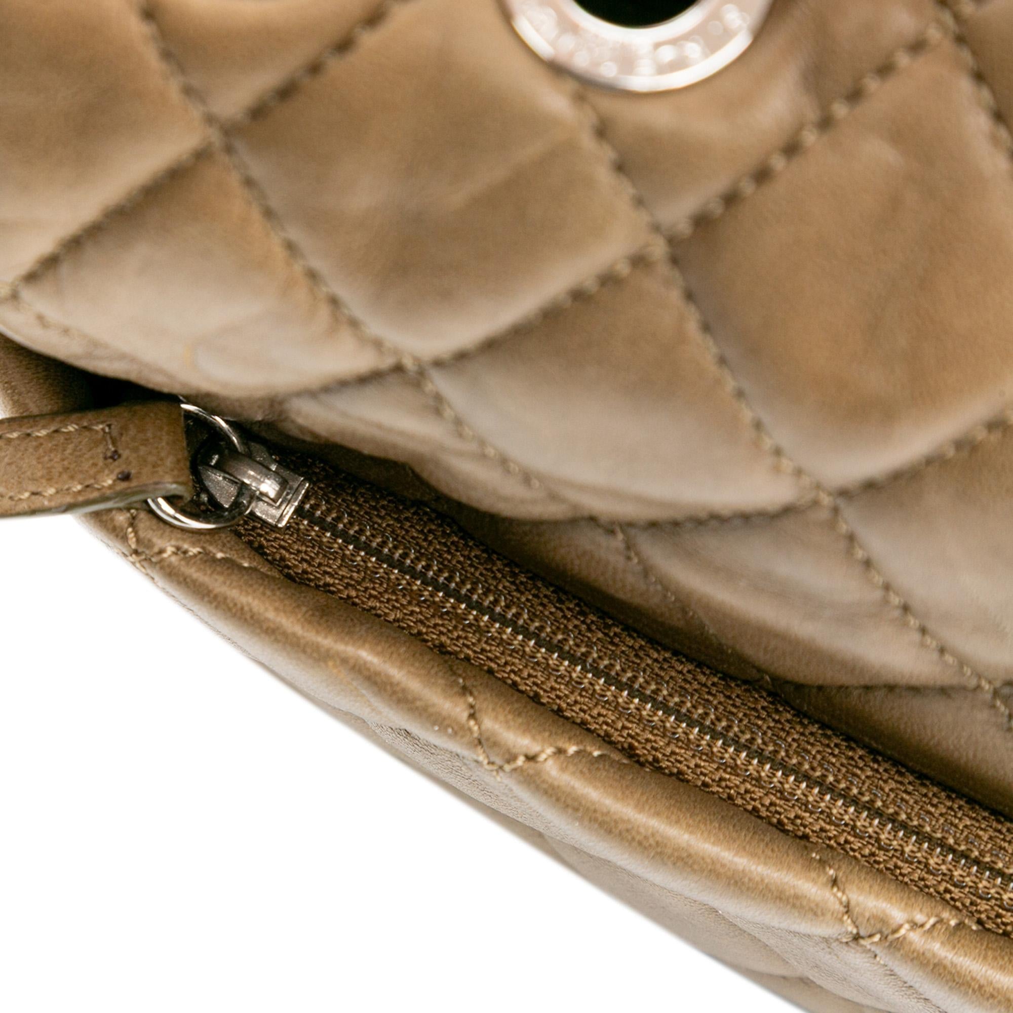 Chanel Jumbo Quilted Lambskin Coco Rain Flap
