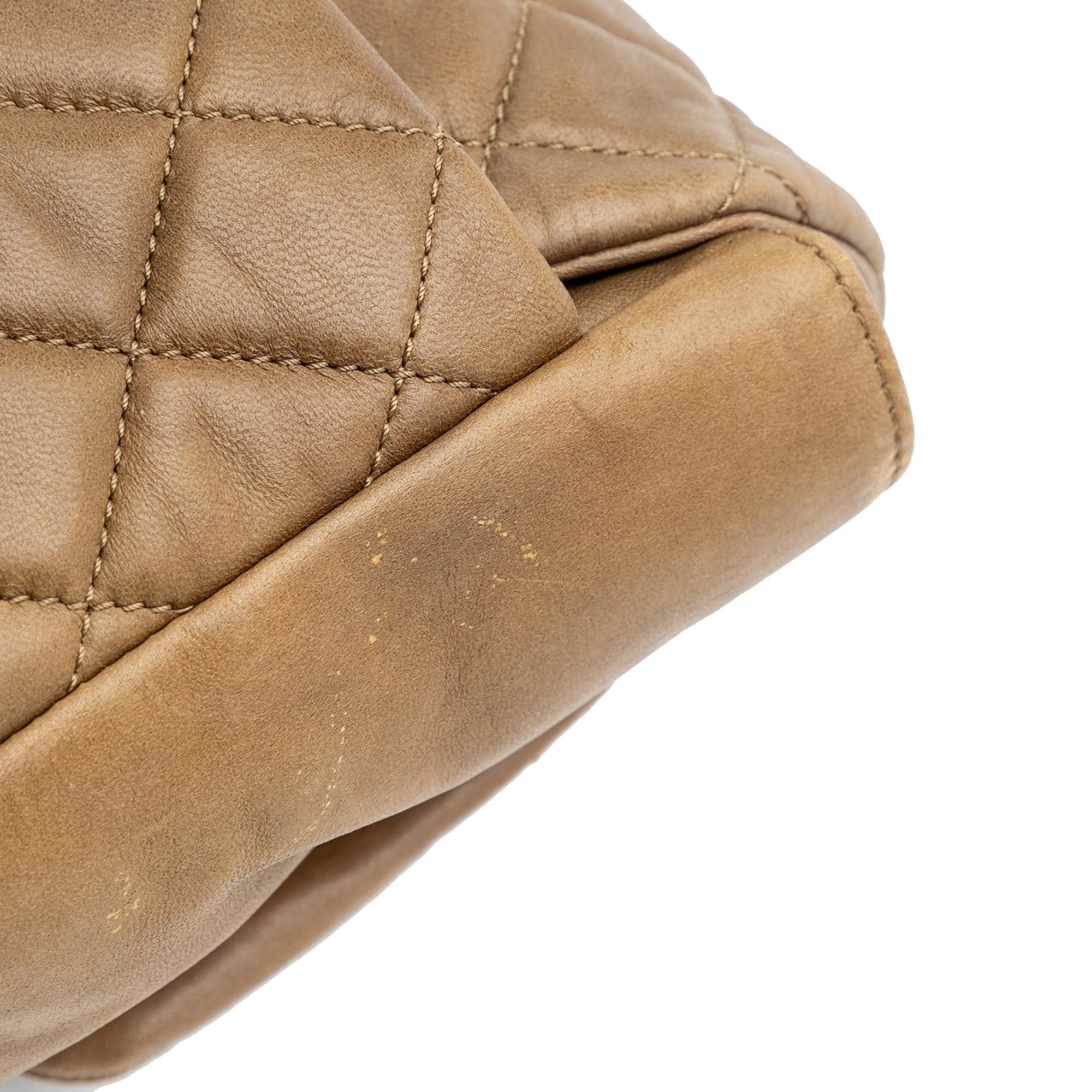Chanel Jumbo Quilted Lambskin Coco Rain Flap