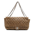 Chanel Jumbo Quilted Lambskin Coco Rain Flap