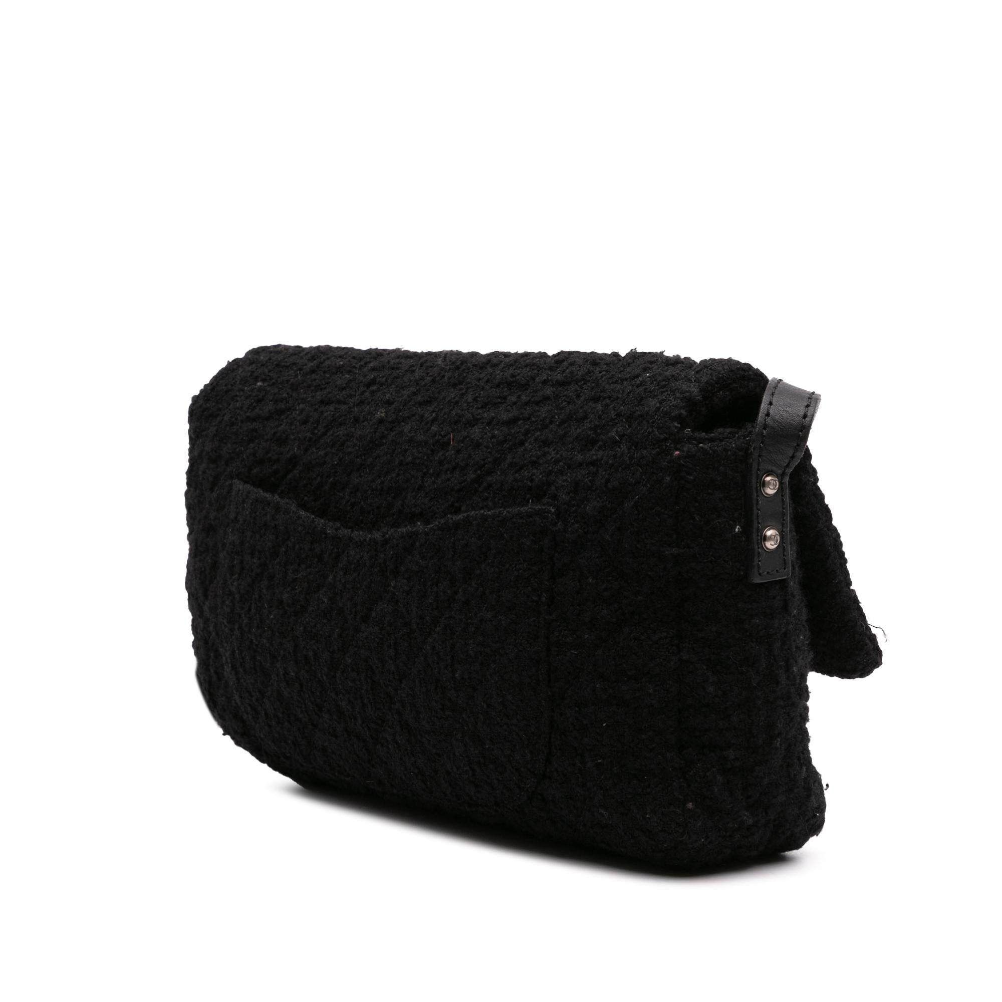Chanel Jumbo Reissue 2.55 Quilted Tweed Easy Messenger Flap