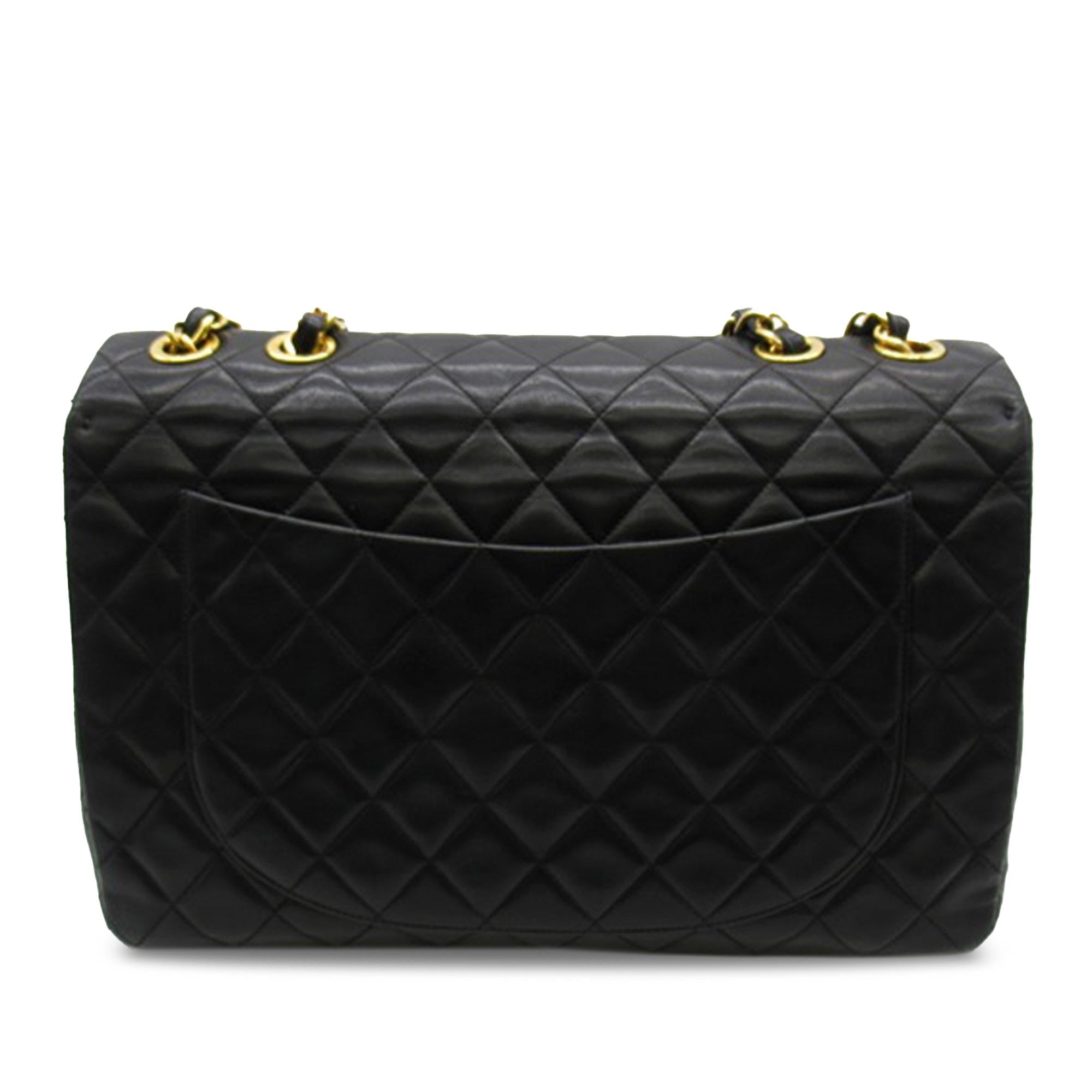 Chanel Jumbo XL Classic Lambskin Maxi Single Flap (SHG-yE27Fd)