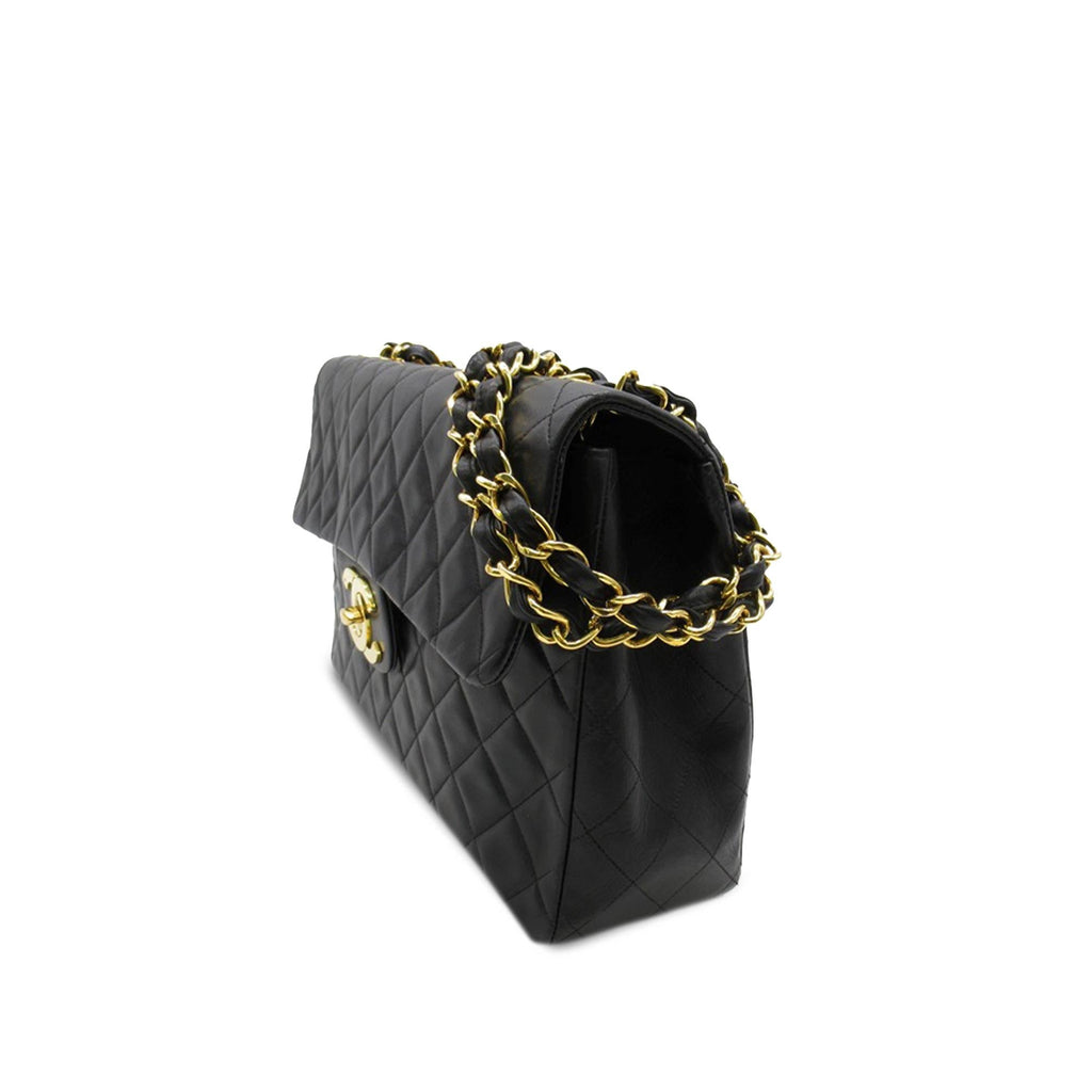 Chanel Jumbo XL Classic Lambskin Maxi Single Flap (SHG-yE27Fd)