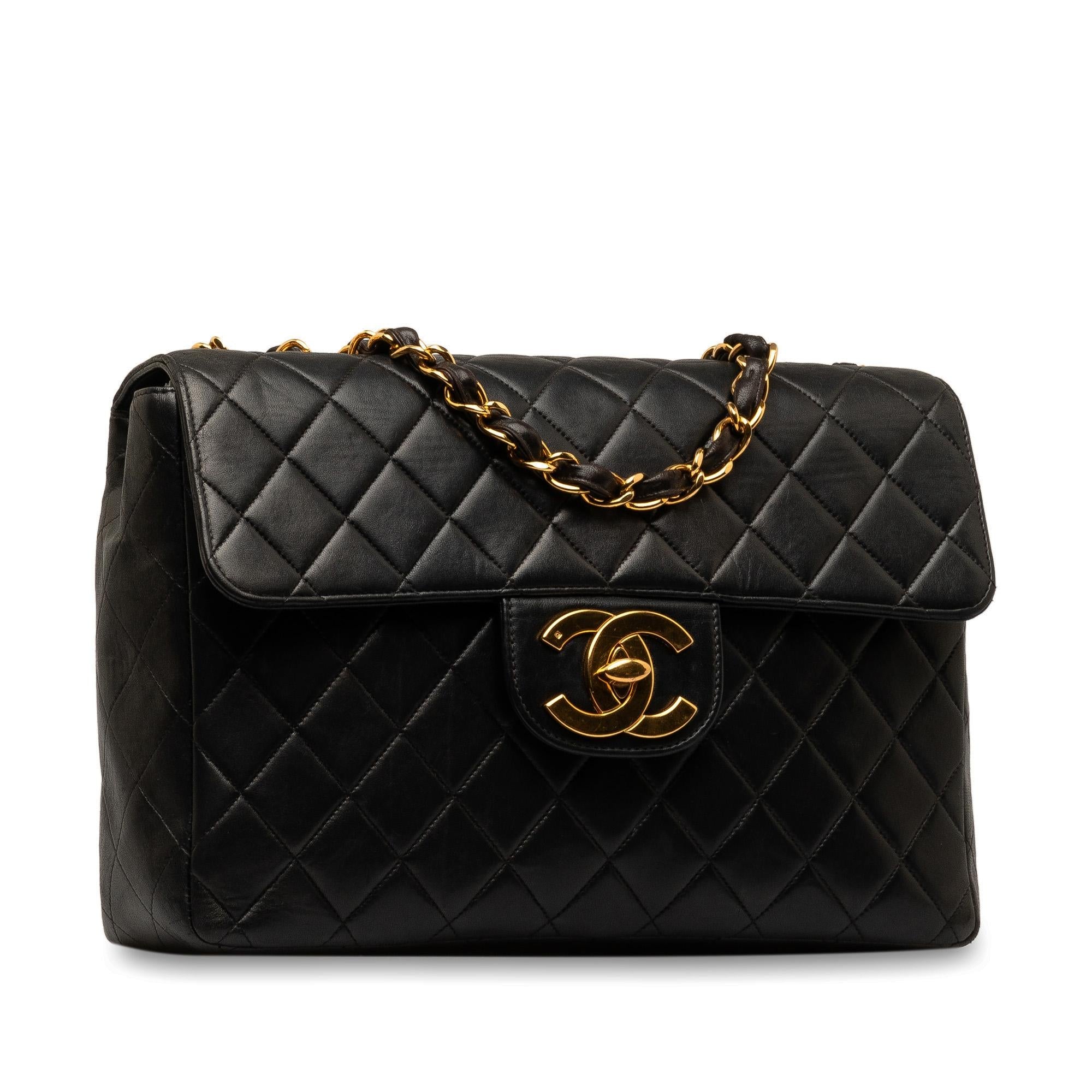 Chanel Jumbo XL Classic Lambskin Single Flap (SHG-cqY9eg)