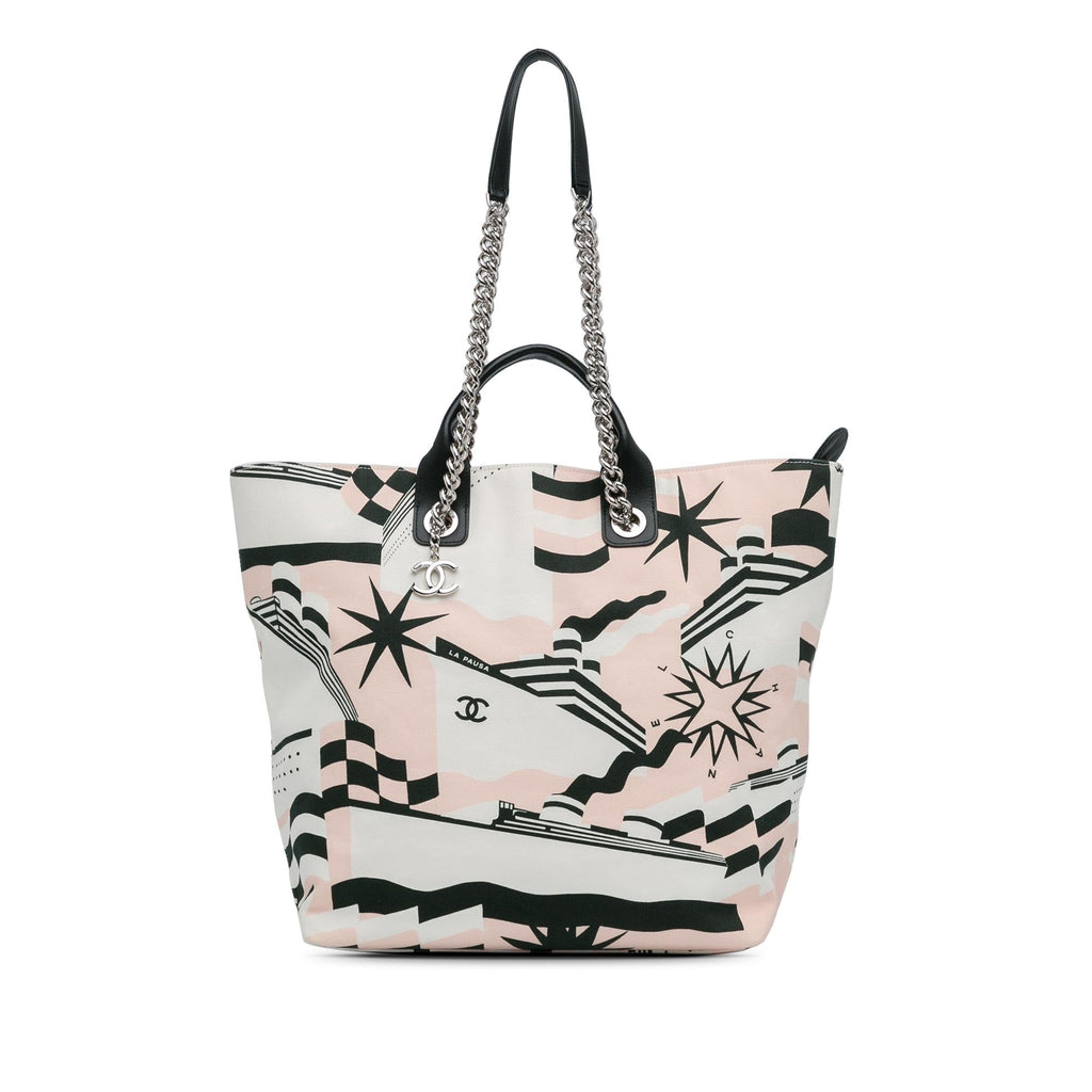 Chanel La Pausa Bay Shopping Tote (SHG-tn2HR3)