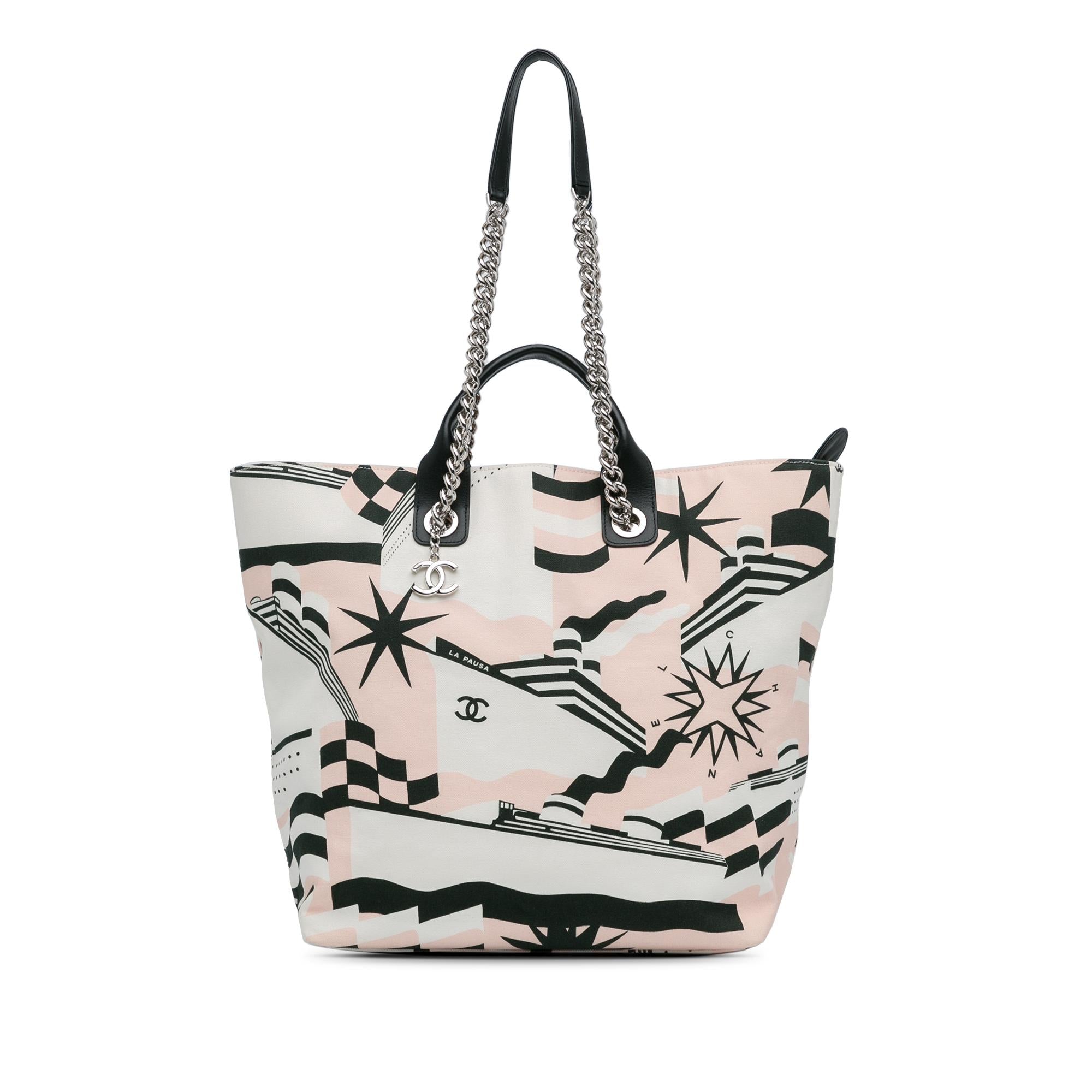 Chanel La Pausa Bay Shopping Tote (SHG-tn2HR3)