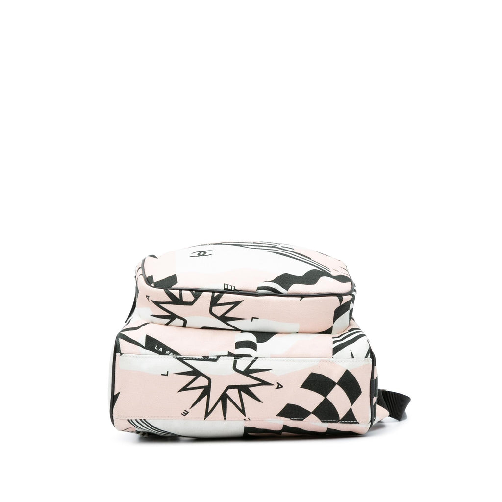 Chanel La Pausa Canvas Backpack (SHG-AtjvN7)