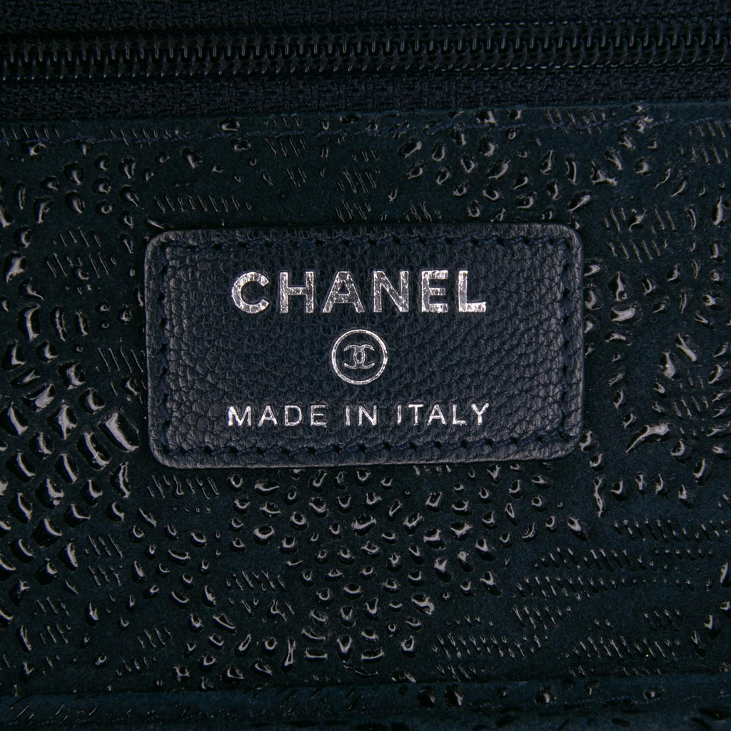 Chanel Lace Overlay Goatskin Wallet On Chain