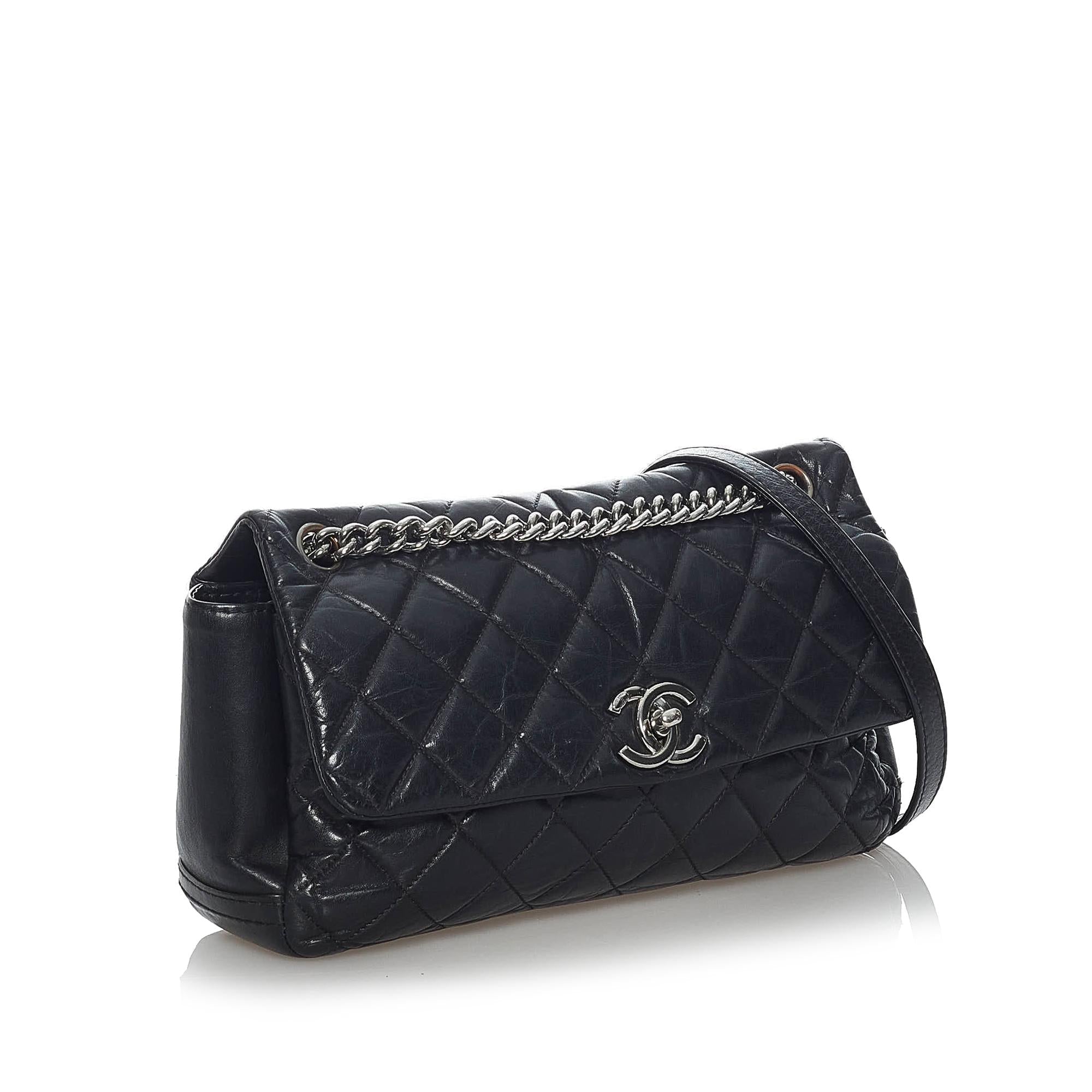 Chanel Lady Pearly Matelasse Lambskin Flap Bag (SHG-30358)