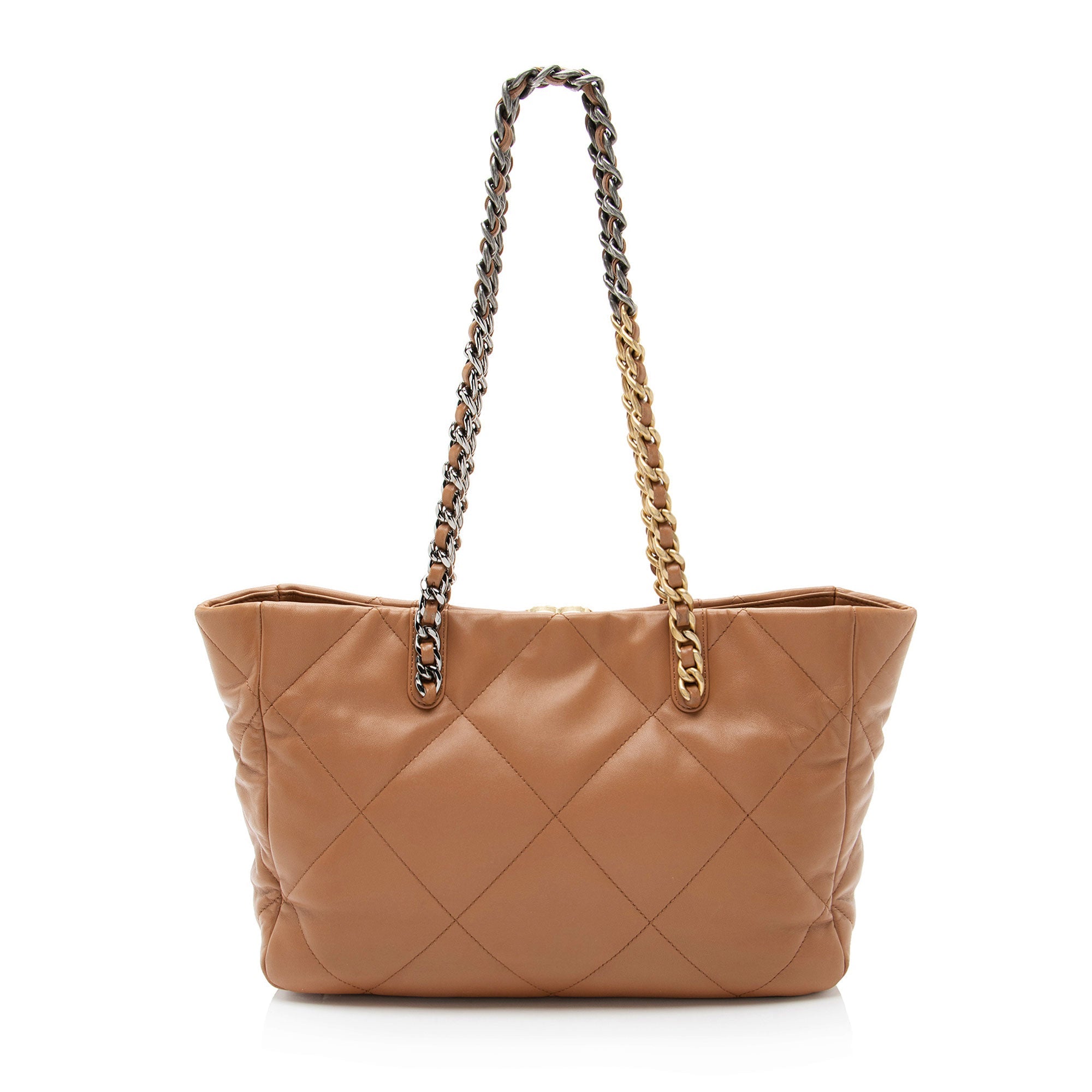 Chanel Lambskin 19 East/West Shopping Tote