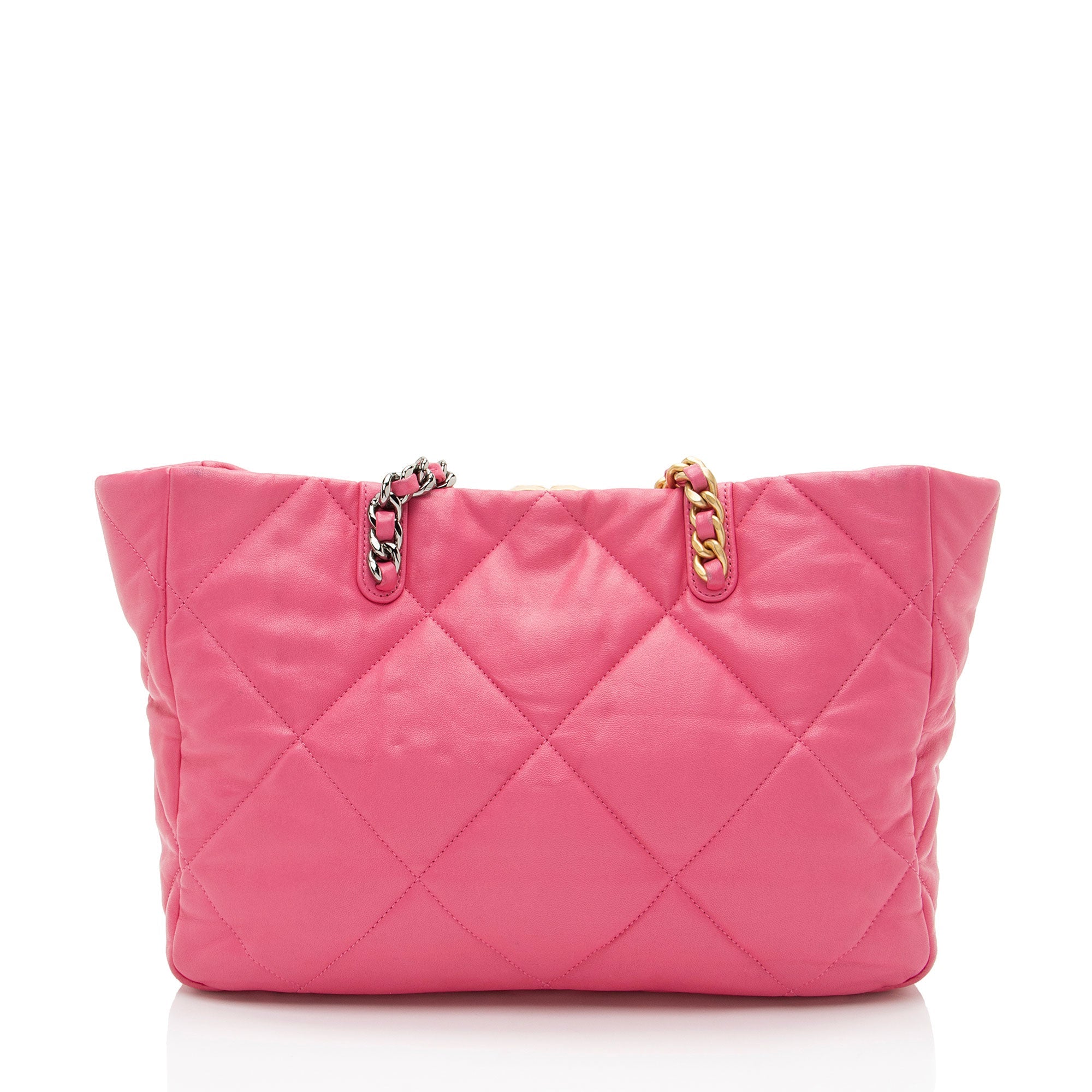 Chanel Lambskin 19 East/West Shopping Tote