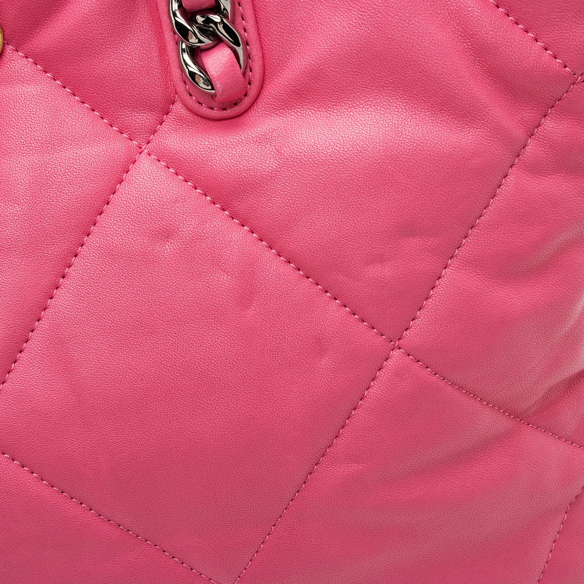 Chanel Lambskin 19 East/West Shopping Tote