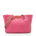 Chanel Lambskin 19 East/West Shopping Tote
