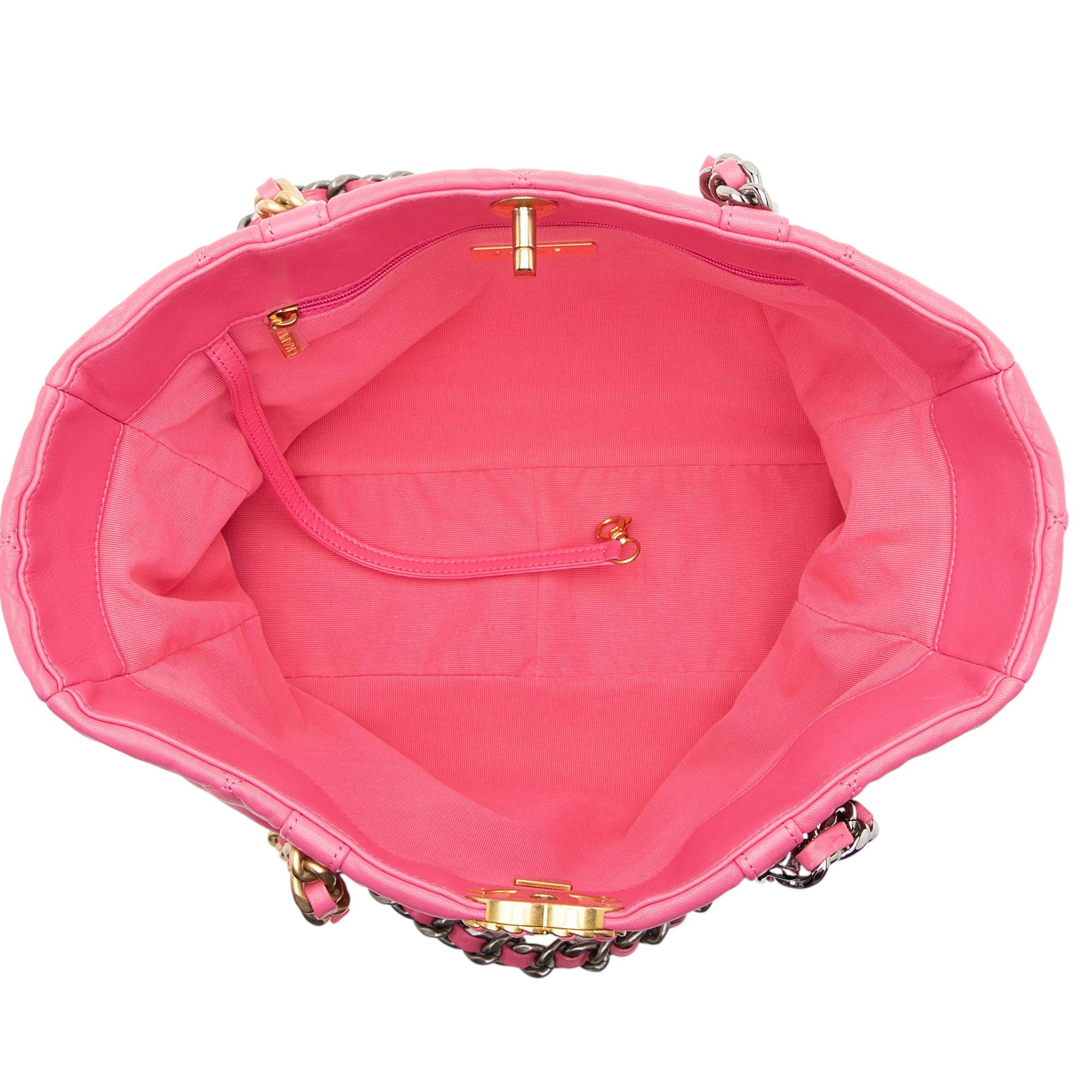 Chanel Lambskin 19 East/West Shopping Tote