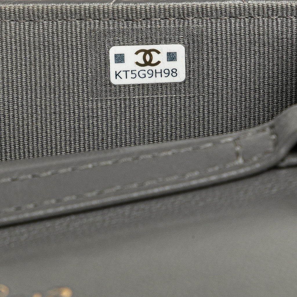 Chanel Lambskin 19 Flap Coin Purse With Chain