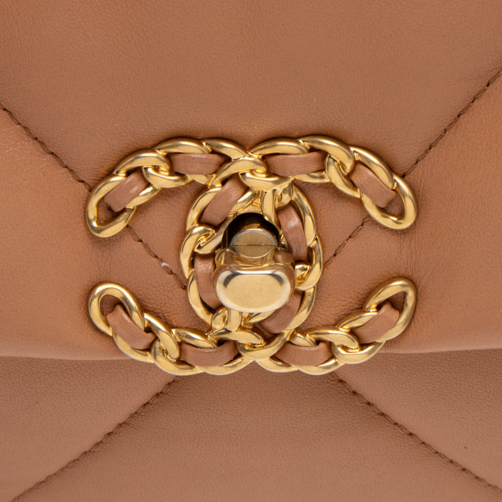 Chanel Lambskin 19 Large Flap Shoulder Bag (SHF-fY8hAg)