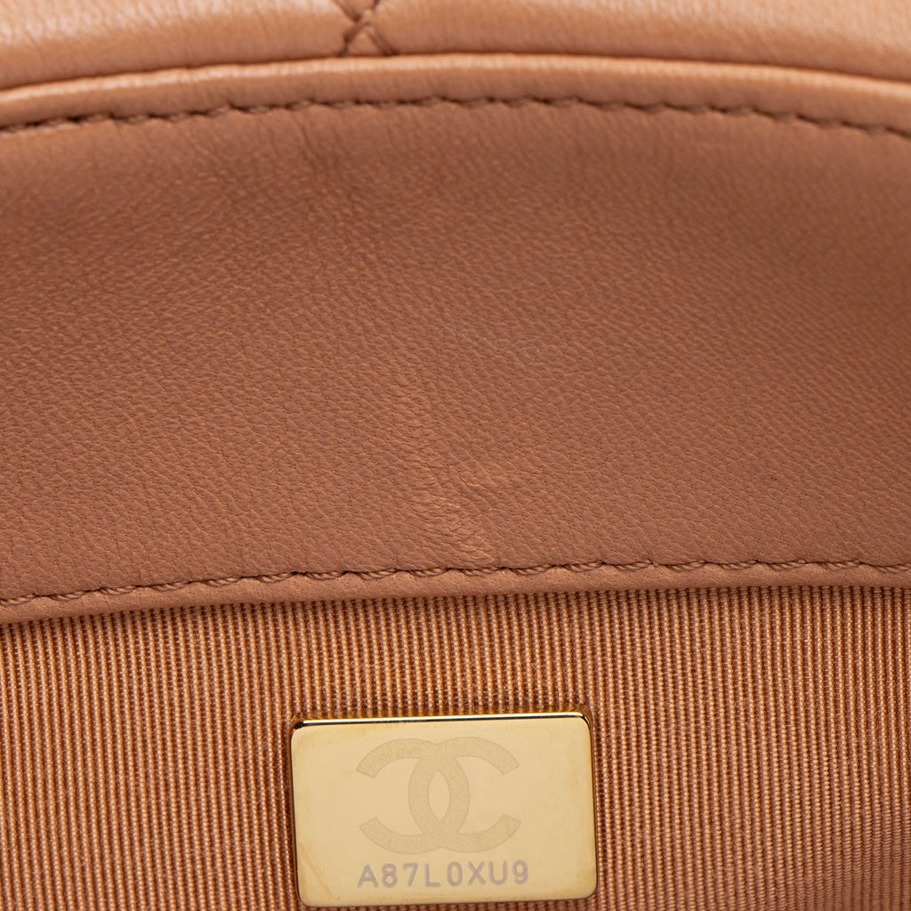 Chanel Lambskin 19 Large Flap Shoulder Bag (SHF-fY8hAg)