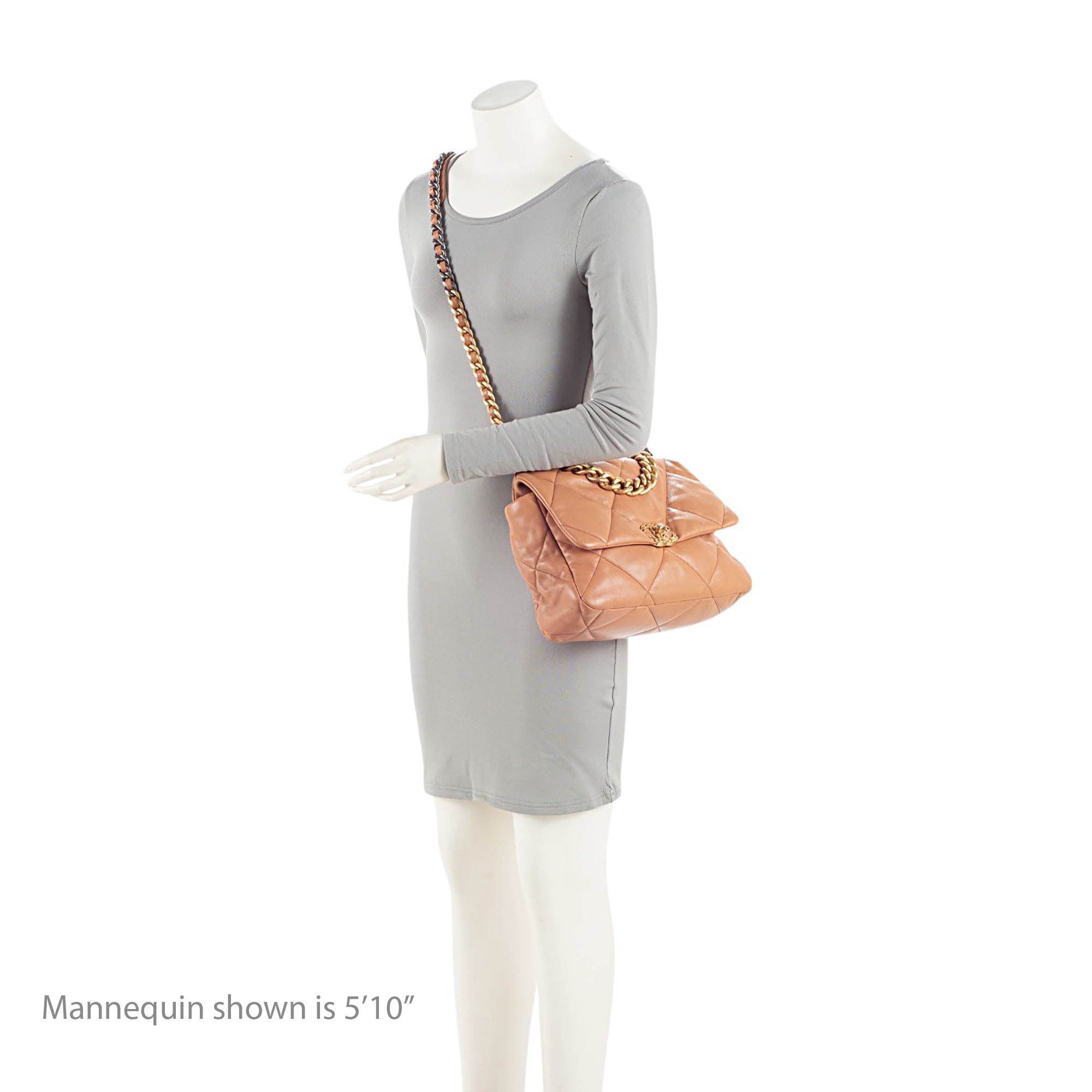 Chanel Lambskin 19 Large Flap Shoulder Bag (SHF-fY8hAg)