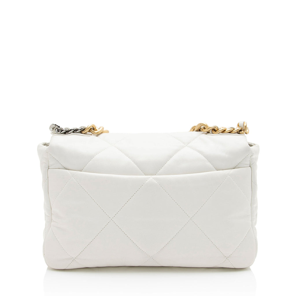 Chanel Lambskin 19 Large Flap Shoulder Bag