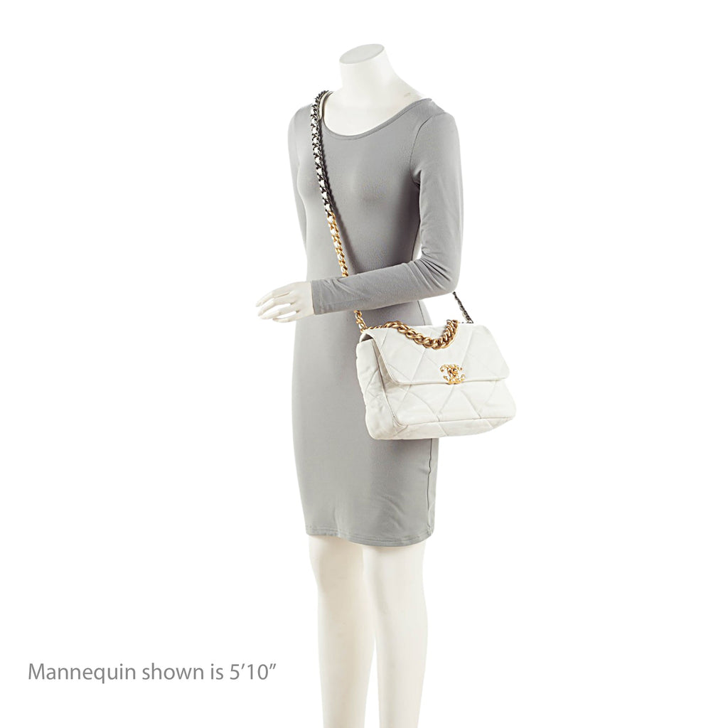 Chanel Lambskin 19 Large Flap Shoulder Bag