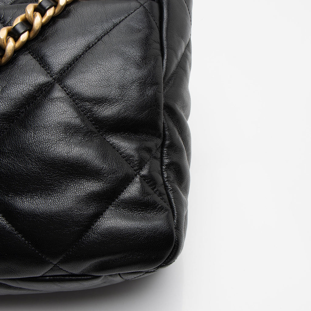 Chanel Lambskin 19 Maxi Flap Shoulder Bag