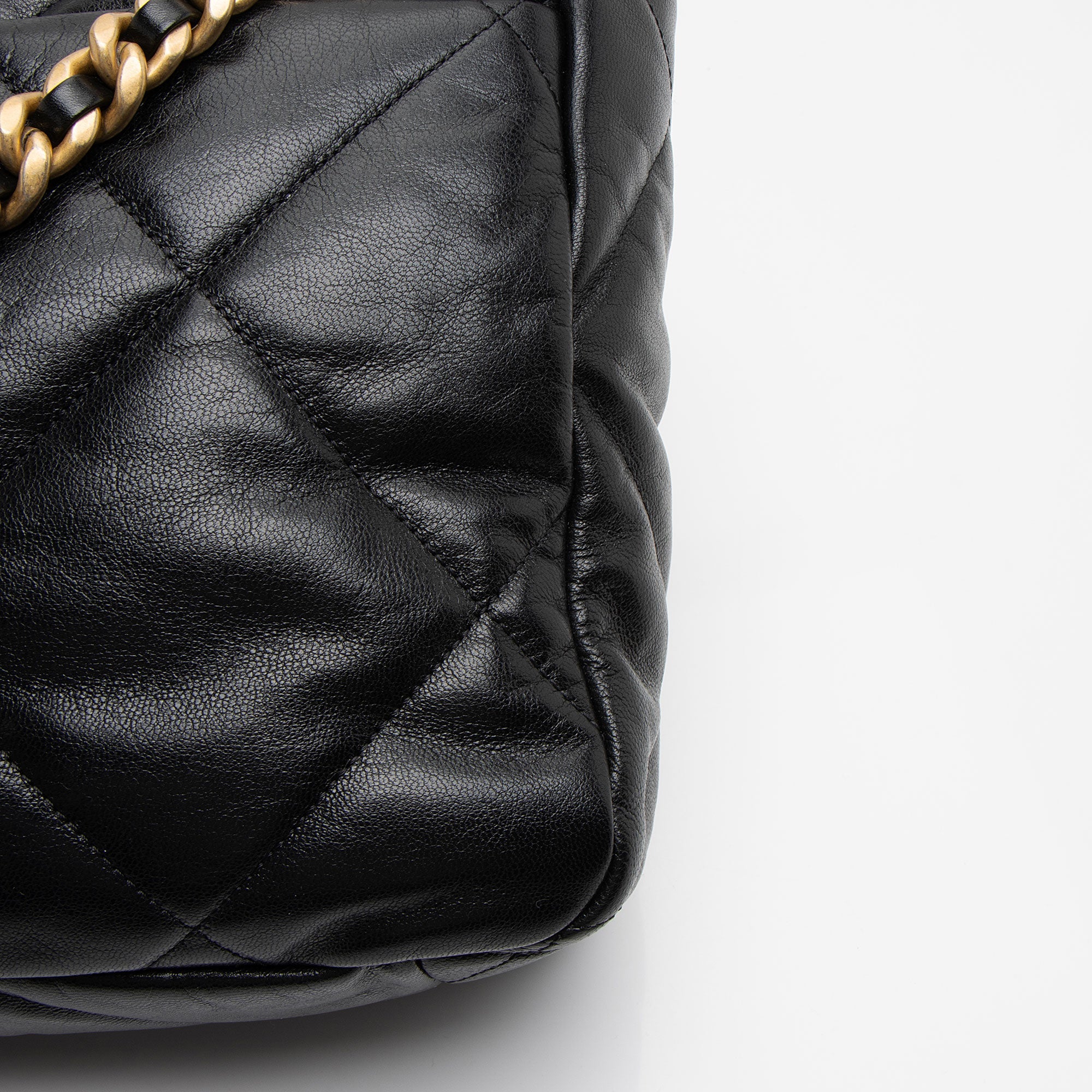 Chanel Lambskin 19 Maxi Flap Shoulder Bag