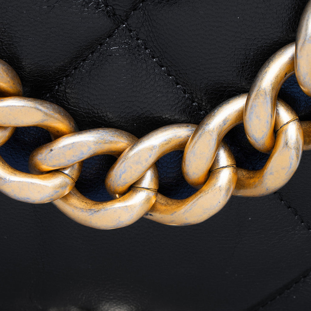 Chanel Lambskin 19 Maxi Flap Shoulder Bag