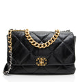Chanel Lambskin 19 Maxi Flap Shoulder Bag
