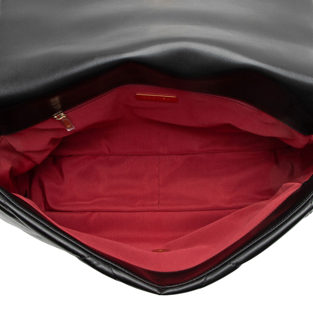 Chanel Lambskin 19 Maxi Flap Shoulder Bag