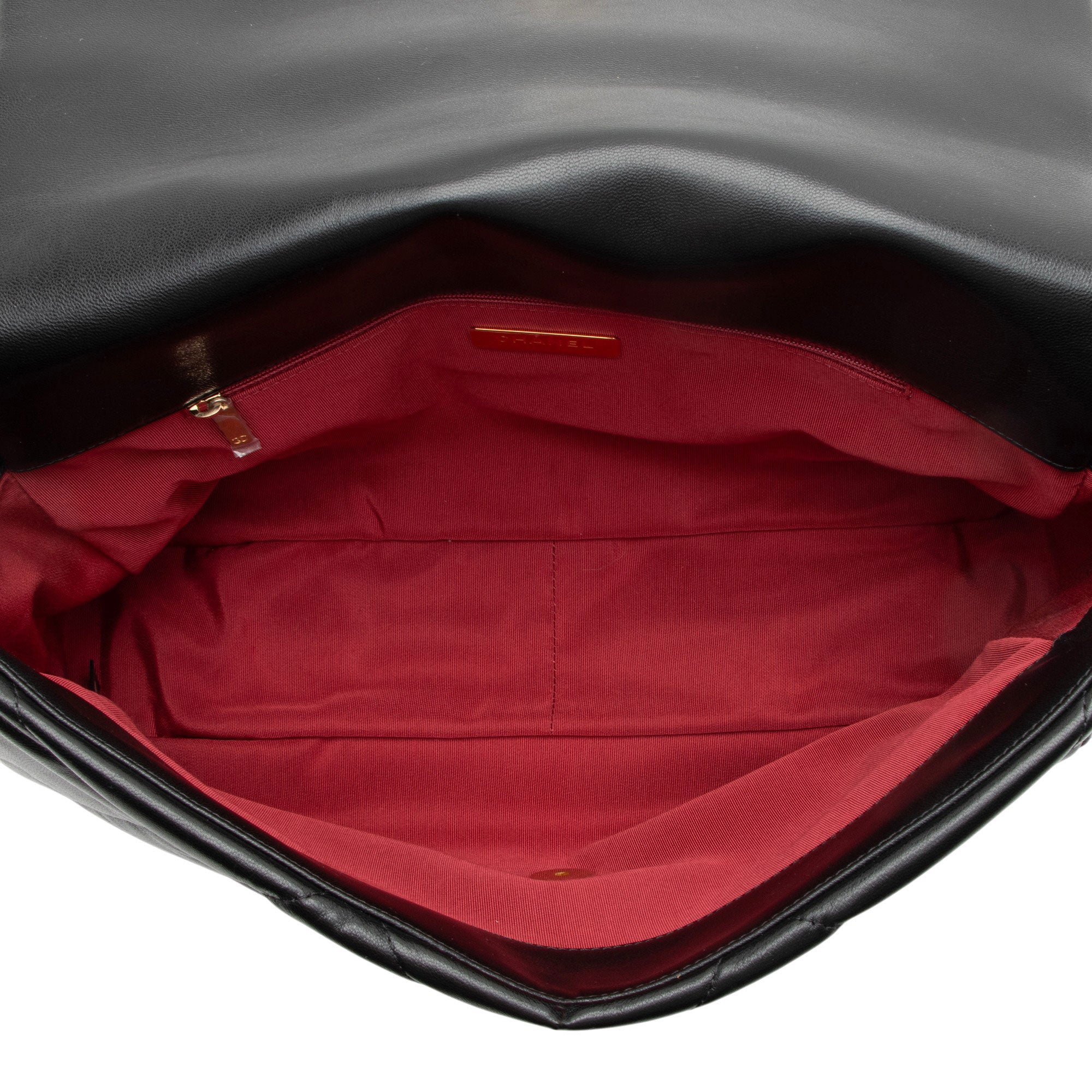 Chanel Lambskin 19 Maxi Flap Shoulder Bag