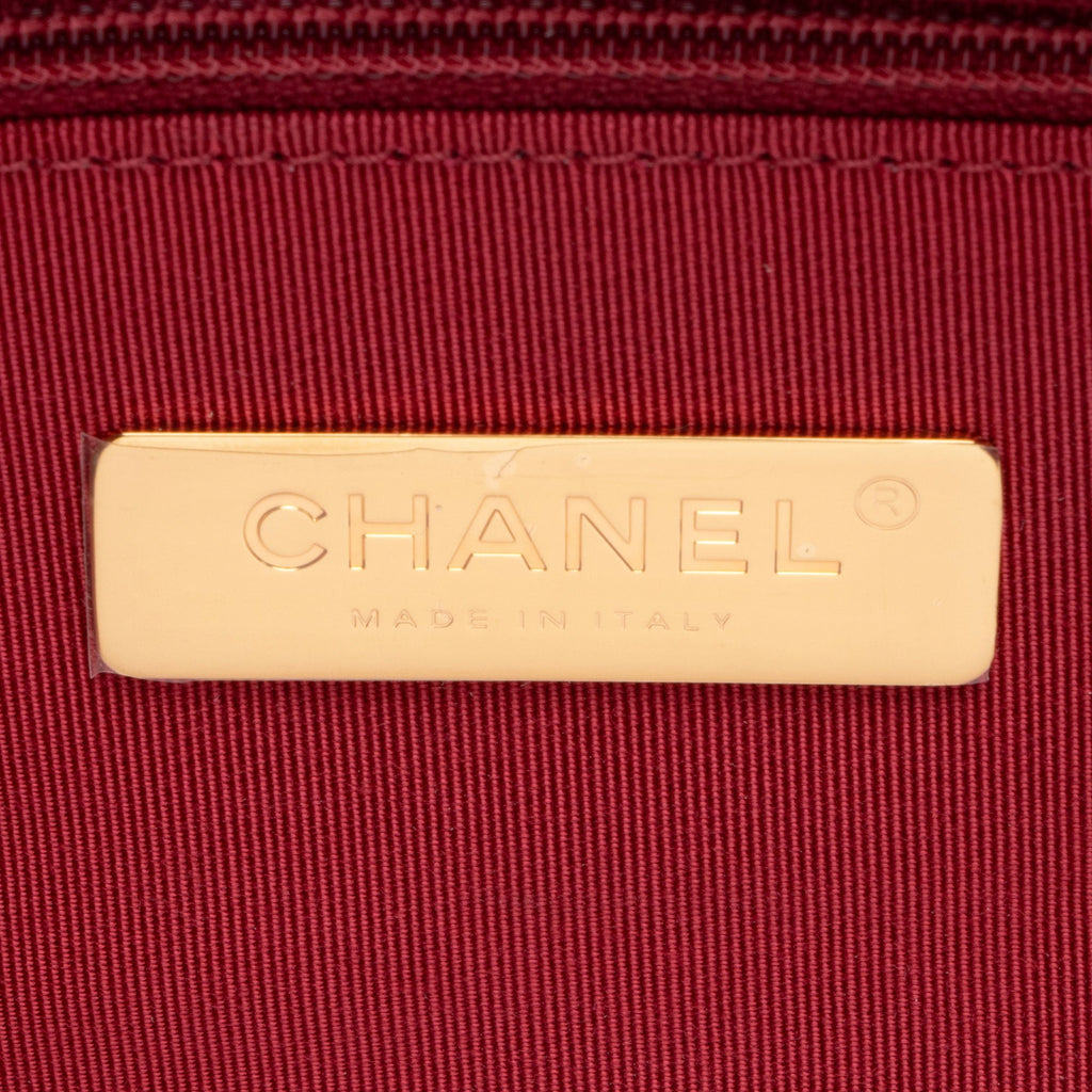 Chanel Lambskin 19 Maxi Flap Shoulder Bag