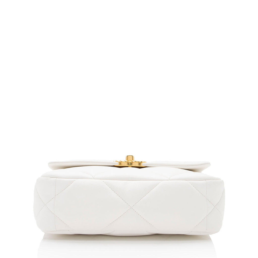 Chanel Lambskin 19 Medium Flap Shoulder Bag (SHF-mCNqcK)