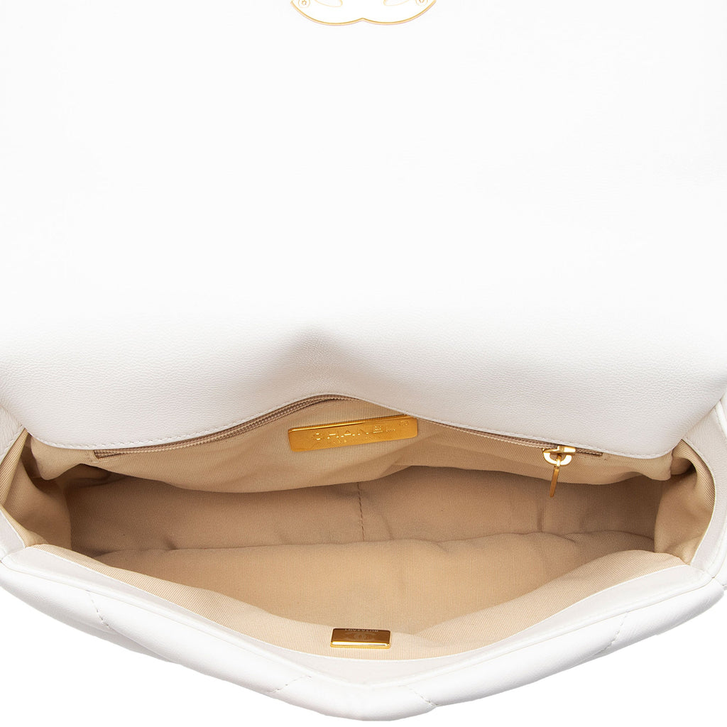 Chanel Lambskin 19 Medium Flap Shoulder Bag (SHF-mCNqcK)