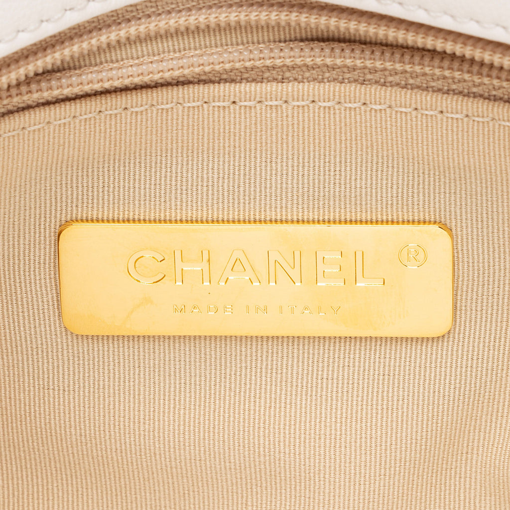 Chanel Lambskin 19 Medium Flap Shoulder Bag (SHF-mCNqcK)