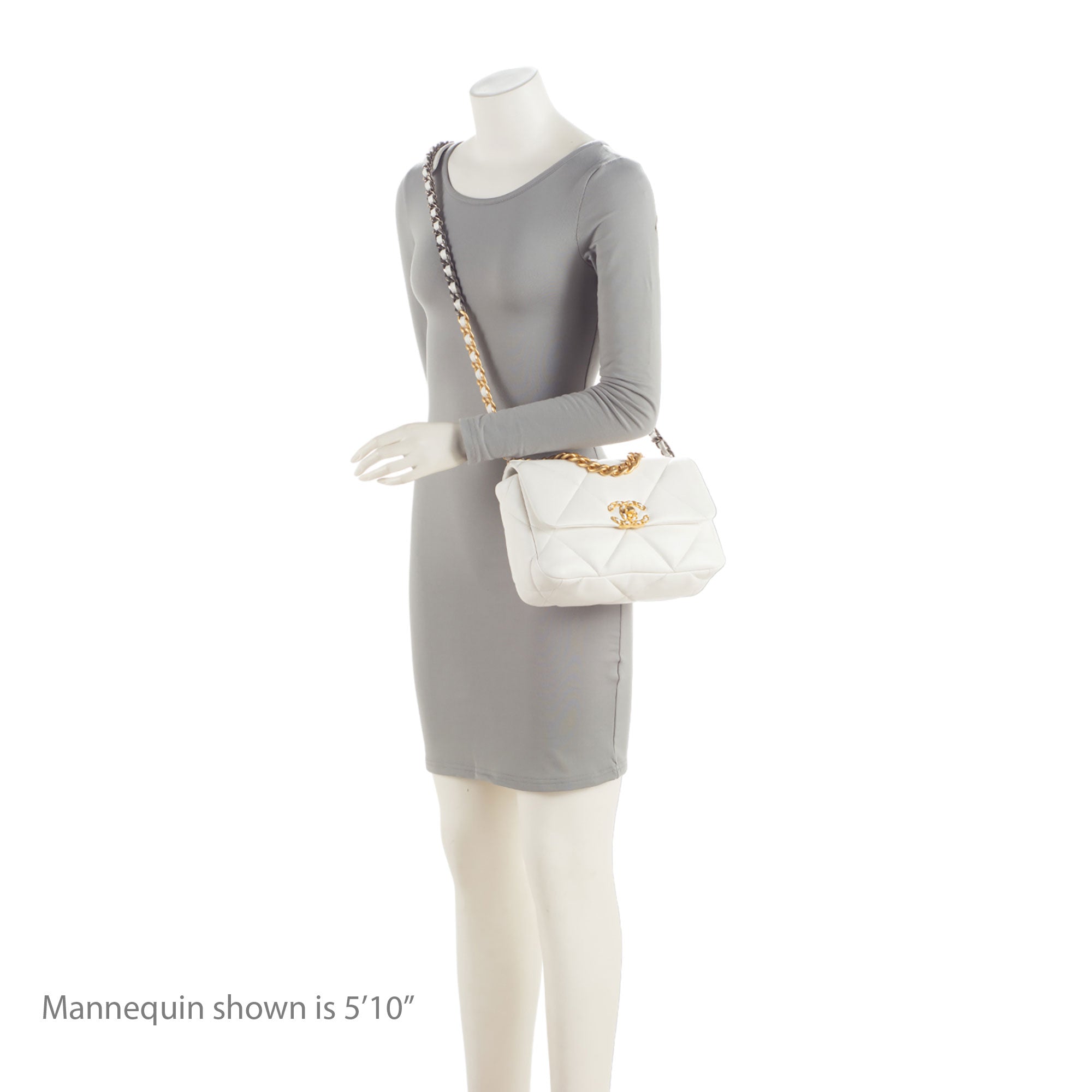 Chanel Lambskin 19 Medium Flap Shoulder Bag (SHF-mCNqcK)