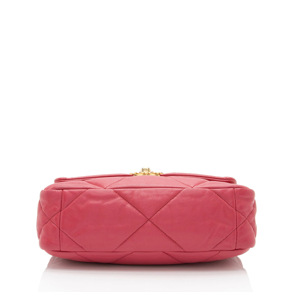Chanel Lambskin 19 Medium Flap Shoulder Bag (SHF-eBjmry)