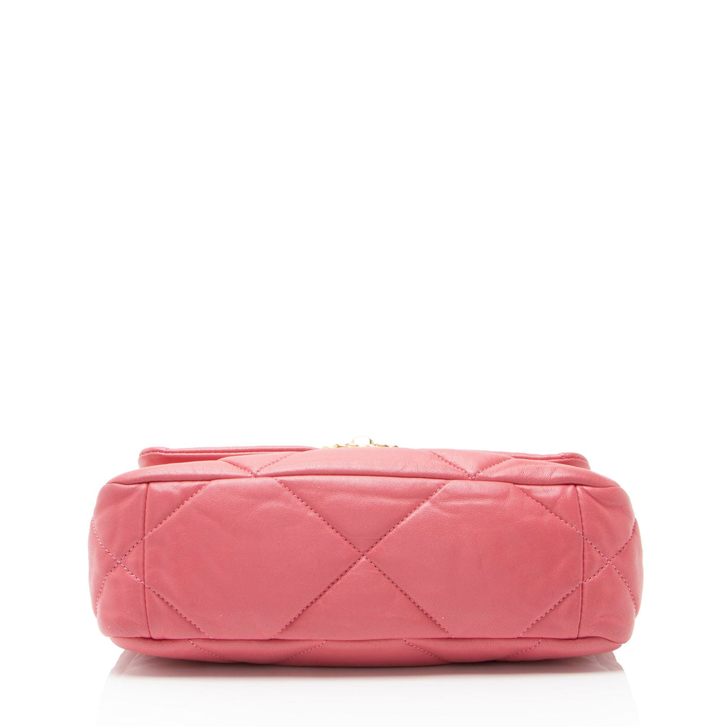 Chanel Lambskin 19 Medium Flap Shoulder Bag