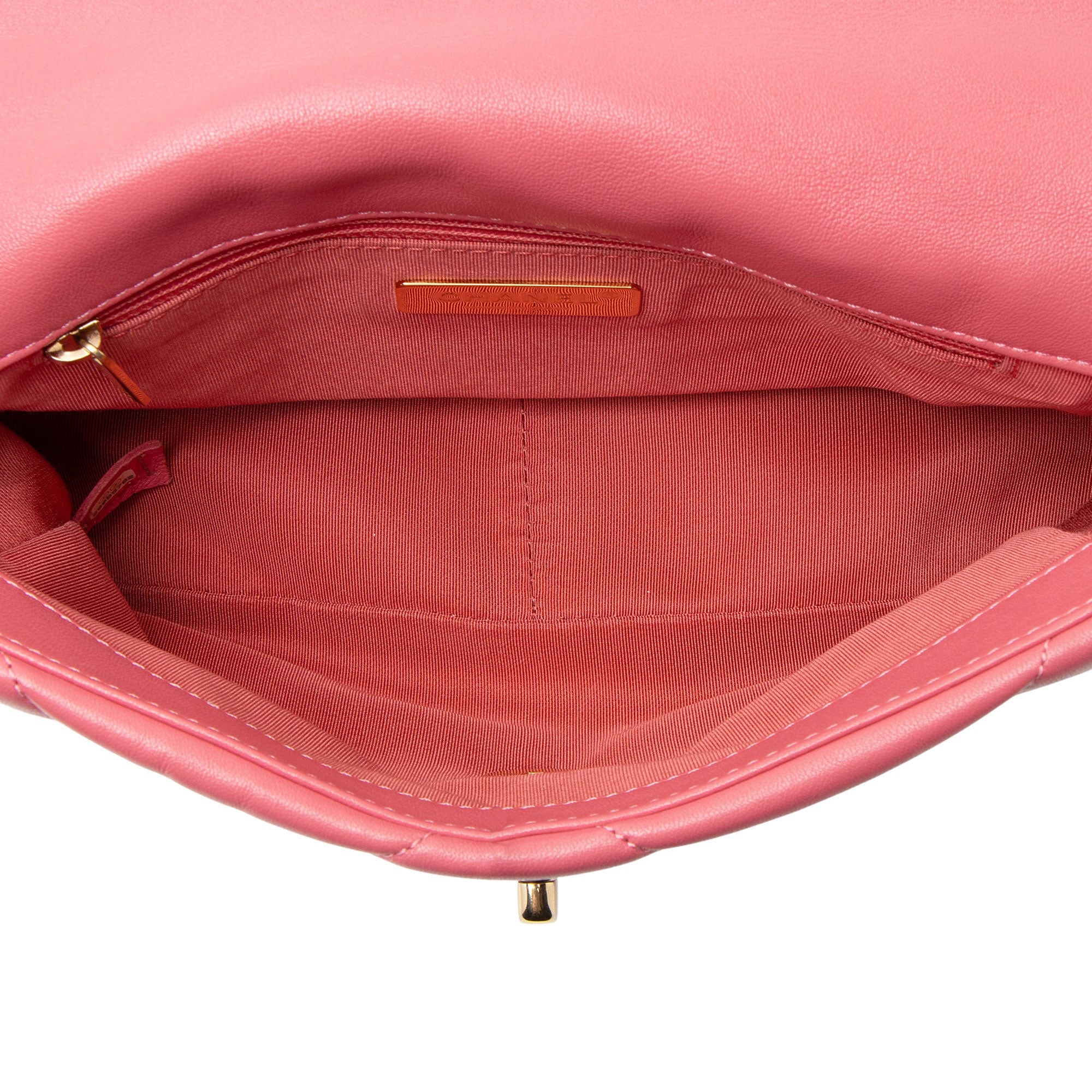 Chanel Lambskin 19 Medium Flap Shoulder Bag