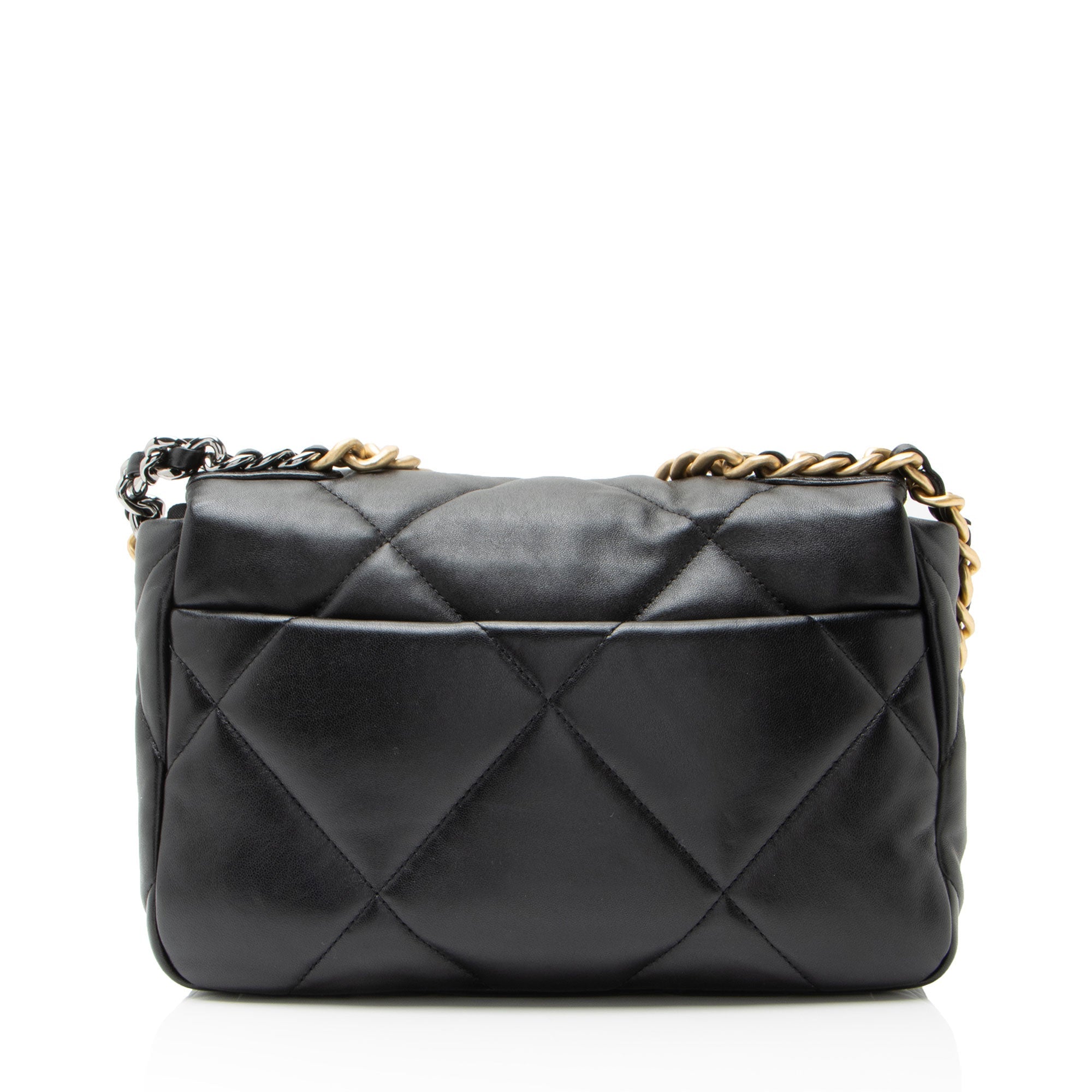 Chanel Lambskin 19 Medium Flap Shoulder Bag