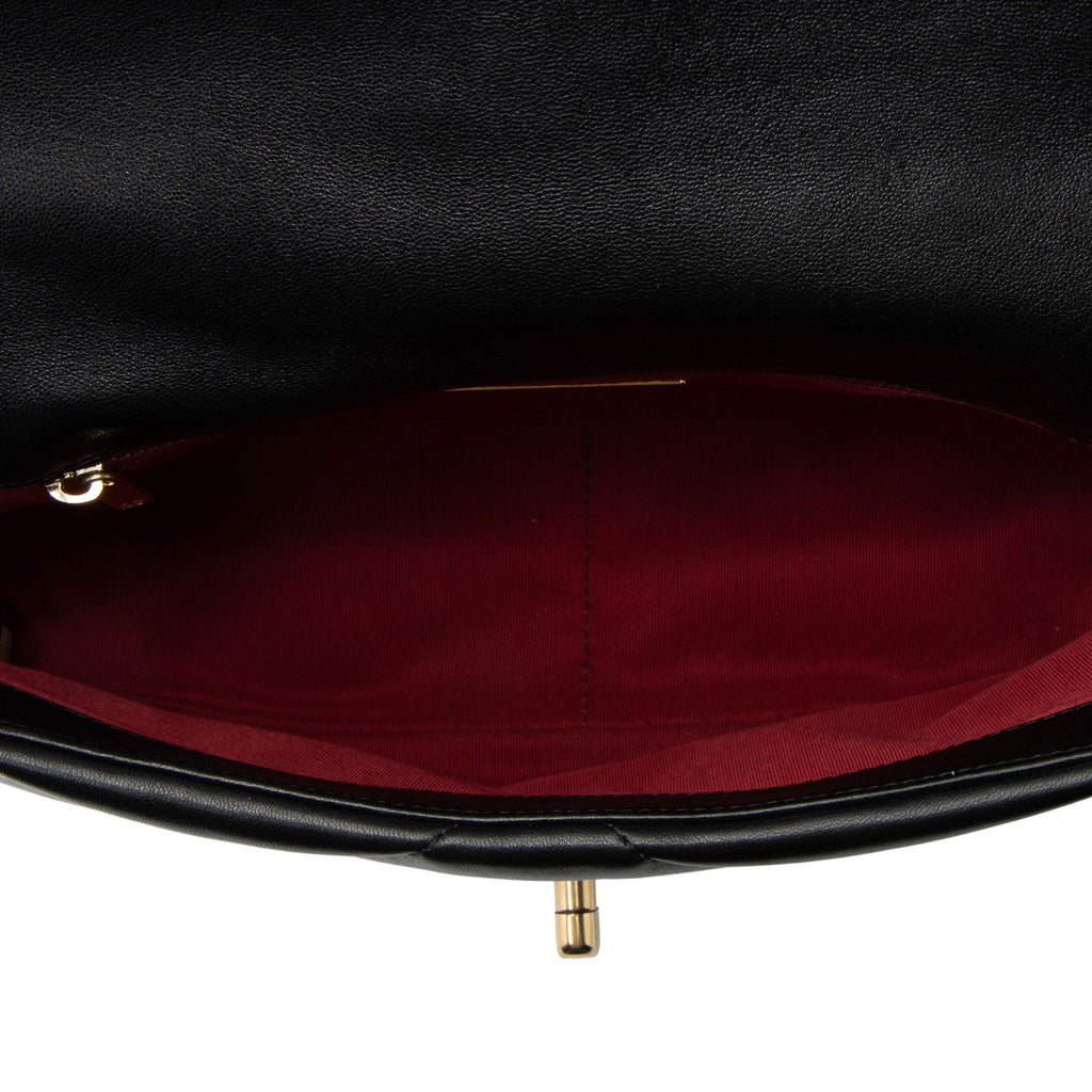 Chanel Lambskin 19 Medium Flap Shoulder Bag