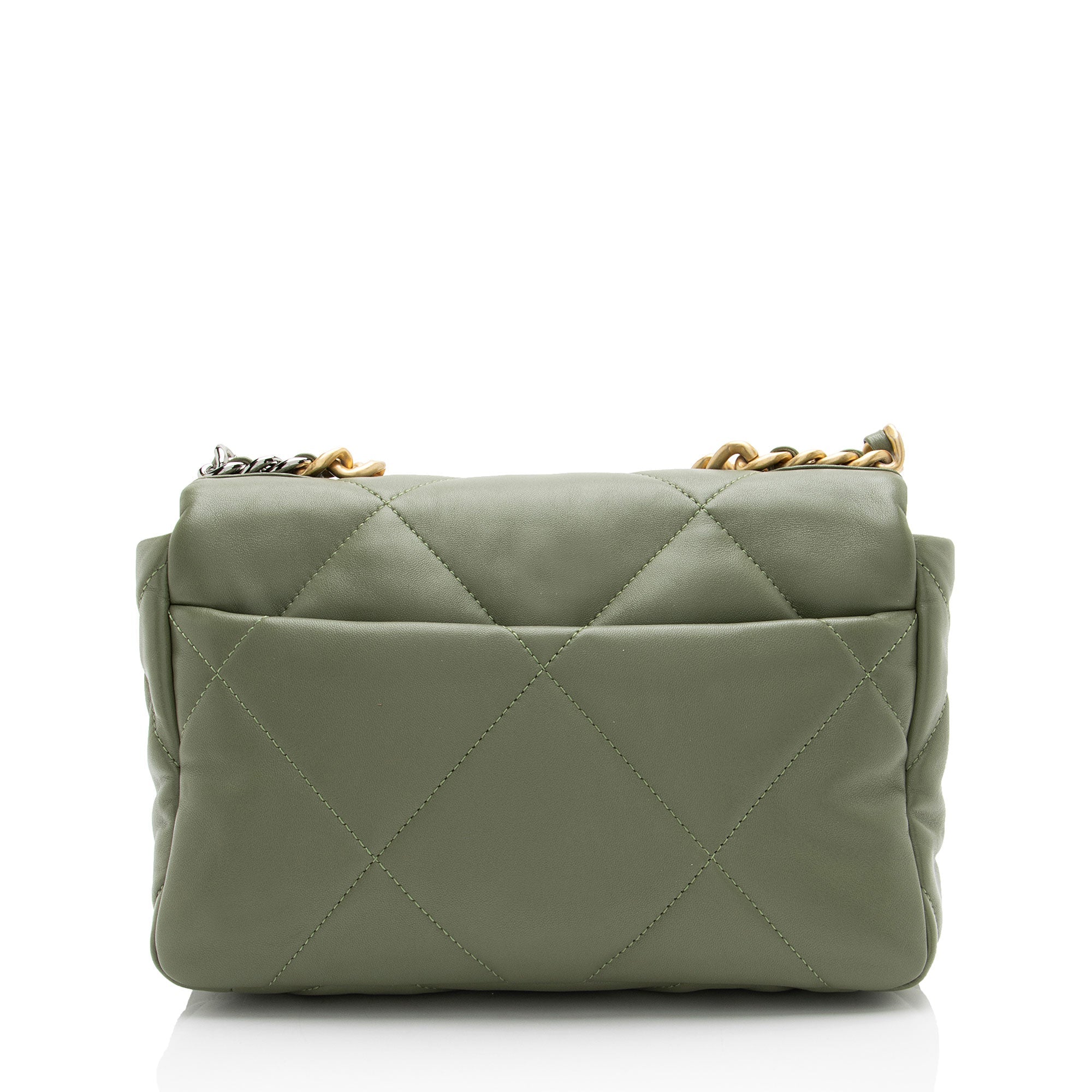 Chanel Lambskin 19 Medium Flap Shoulder Bag